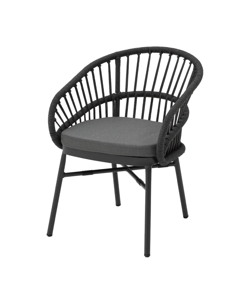 Lauko kėdė Corda TNR.1601 – juoda