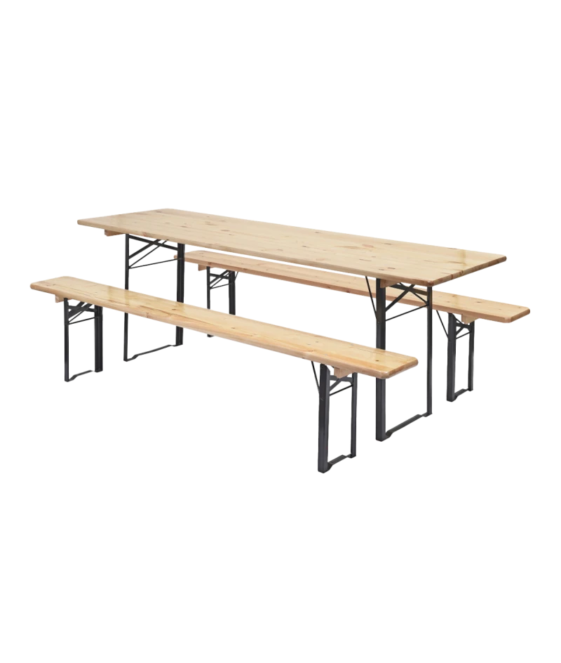 Alaus stalo komplektas Woody Strong 220×70 cm